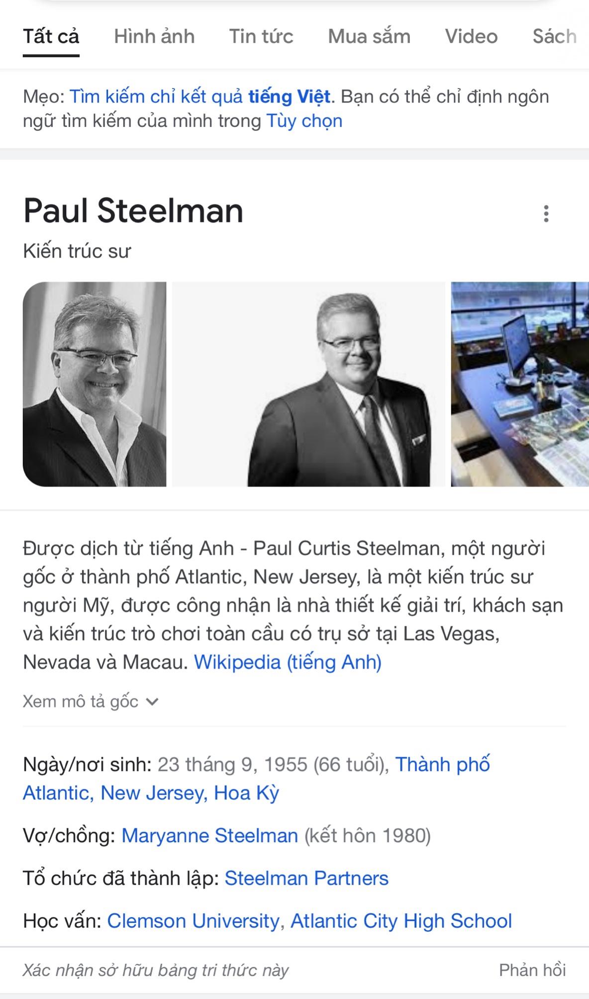 Ông Paul Steelman nhà thiết kế kiến trúc Hải Giang Merry Land