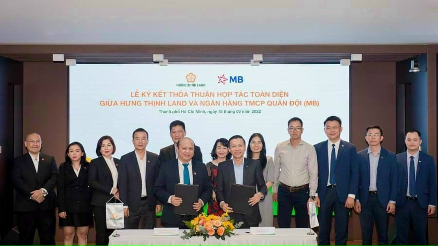 Hưng Thịnh Land và MB Bank ký kết hợp tác chiến lược toàn diện tại Merry Land Quy Nhơn hotline 0796999799